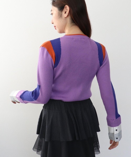 Cepica（セピカ）の「【MARECHAL TERRE / マルシャルテル】リブニットトップス（ニット/セーター・レディース・ラベンダー/グレー/アイボリー・FREE）」の15枚目の写真