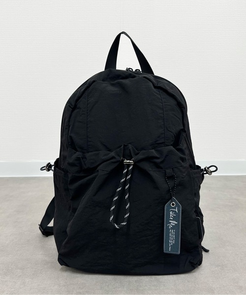 nicott（ニコット）の「NC:TakeMe（テイクミー）Today Purse デイパック（バックパック/リュック・レディース・ベージュ/オフホワイト/グレー/ブラック・FREE）」の3枚目の写真