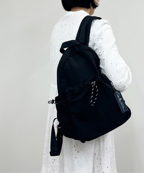 nicott（ニコット）の「NC:TakeMe（テイクミー）Today Purse デイパック（バックパック/リュック・レディース・ベージュ/オフホワイト/グレー/ブラック・FREE）」の9枚目の写真