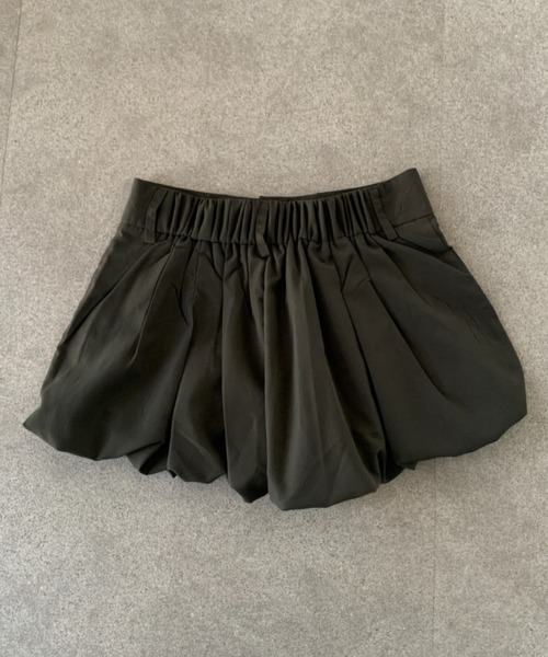 lilful(リルフル)の「【26年春夏新作】ボリュームバルーンミニスカートパンツ(その他パンツ・レディース・ブラウン/グレー・M/S)」の6枚目の写真