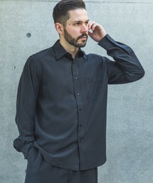 MR.OLIVE | T/R POWDER CLOTH / REGULAR COLLAR SHIRT /M261113(シャツ/ブラウス)