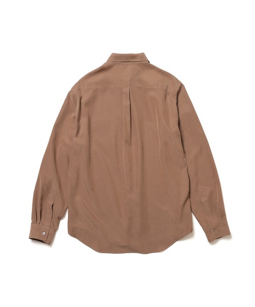 MR.OLIVE(ミスターオリーブ)の「T/R POWDER CLOTH / REGULAR COLLAR SHIRT /M261113(シャツ/ブラウス・メンズ・ブラック/キャメル・SMALL/MEDIUM/LARGE)」の8枚目の写真