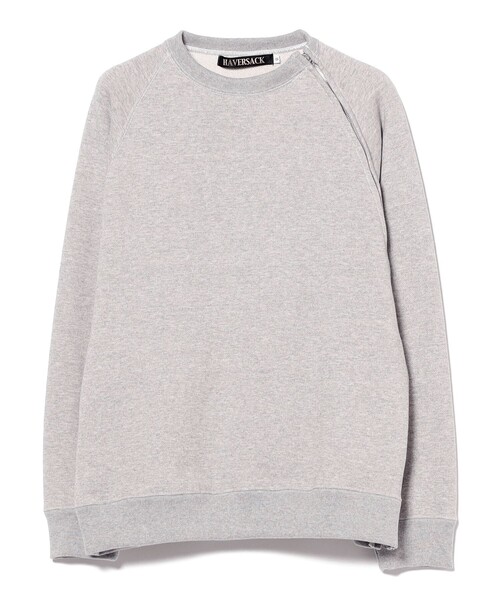 BEAMS BOY（ビームスボーイ）の「HAVERSACK / ジップ スウェット（スウェット・レディース・グレー・0）」の2枚目の写真