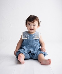 ネップデニムbabyロンパース