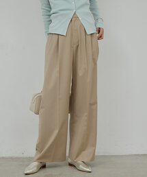 GALLARDAGALANTE | 【手洗い可】タックストレートパンツ(その他パンツ)