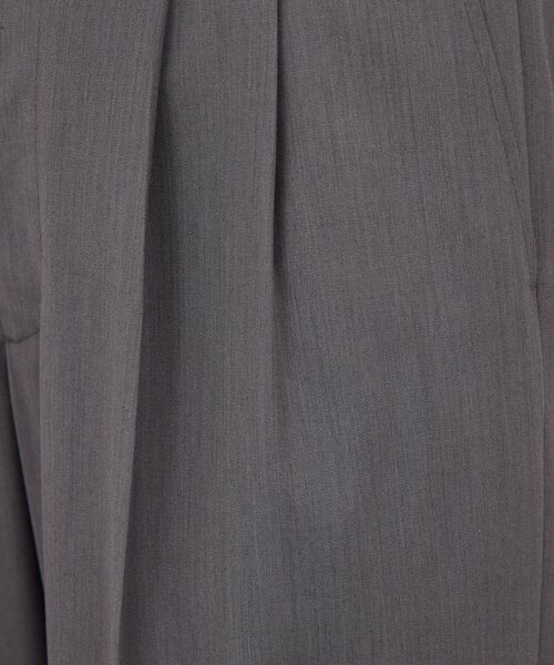 GALLARDAGALANTE（ガリャルダガランテ）の「【手洗い可】タックストレートパンツ（その他パンツ・レディース・ベージュ/グレー・1/0）」の11枚目の写真