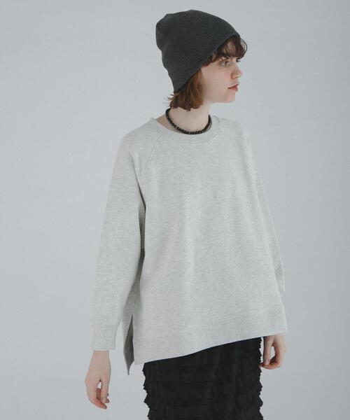 URBAN RESEARCH Sonny Label（アーバンリサーチサニーレーベル）の「裏毛ラグランワイドスウェットプルオーバー（スウェット・レディース・ピンク/チャコールグレー/オートミール・FREE）」の5枚目の写真