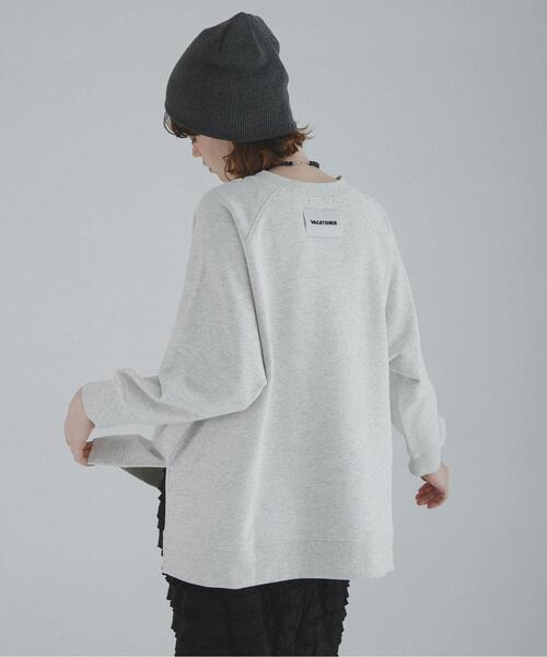 URBAN RESEARCH Sonny Label（アーバンリサーチサニーレーベル）の「裏毛ラグランワイドスウェットプルオーバー（スウェット・レディース・ピンク/チャコールグレー/オートミール・FREE）」の6枚目の写真