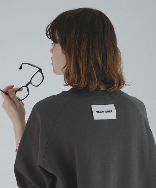 URBAN RESEARCH Sonny Label（アーバンリサーチサニーレーベル）の「裏毛ラグランワイドスウェットプルオーバー（スウェット・レディース・ピンク/チャコールグレー/オートミール・FREE）」の22枚目の写真