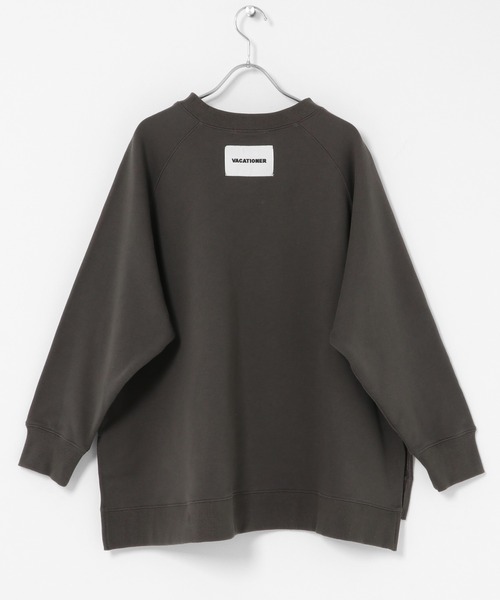 URBAN RESEARCH Sonny Label（アーバンリサーチサニーレーベル）の「裏毛ラグランワイドスウェットプルオーバー（スウェット・レディース・ピンク/チャコールグレー/オートミール・FREE）」の21枚目の写真