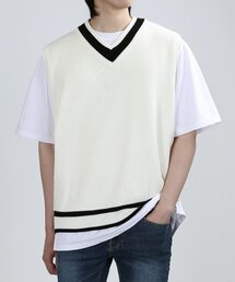 VERYVAIN（ベリベーン）の「MATE LAYER VEST (CREAM)（ベスト）」