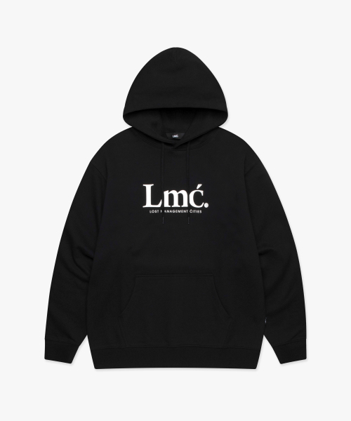 LMCの「SERIF LOGO HOODIE black(パーカー・レディース・その他・S/M/L/XL)」の2枚目の写真
