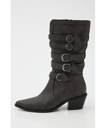 LAGUA GEM（ラグアジェム）の「BELTED MIDDLE ブーツ（ブーツ）」