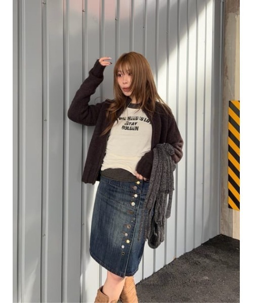 LAGUA GEM(ラグアジェム)の「BELTED MIDDLE ブーツ(ブーツ・レディース・ベージュ/ブラック・SMALL/MEDIUM/LARGE)」の20枚目の写真