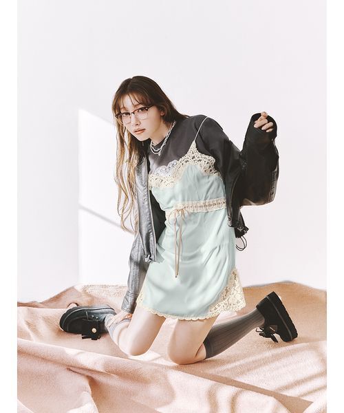 LILY BROWN（リリーブラウン）の「シアーリブハイソックス（ソックス/靴下・レディース・ライトブルー/イエロー/ブラウン・F）」の11枚目の写真