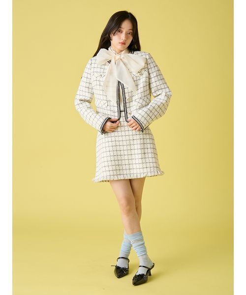 LILY BROWN（リリーブラウン）の「シアーリブハイソックス（ソックス/靴下・レディース・ライトブルー/イエロー/ブラウン・F）」の19枚目の写真