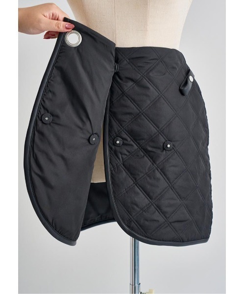 LUDICRUM(ルーディクルム)の「Quilted wrap mini skirt(スカート・レディース・オフホワイト/ブラック・S/M/XS)」の12枚目の写真