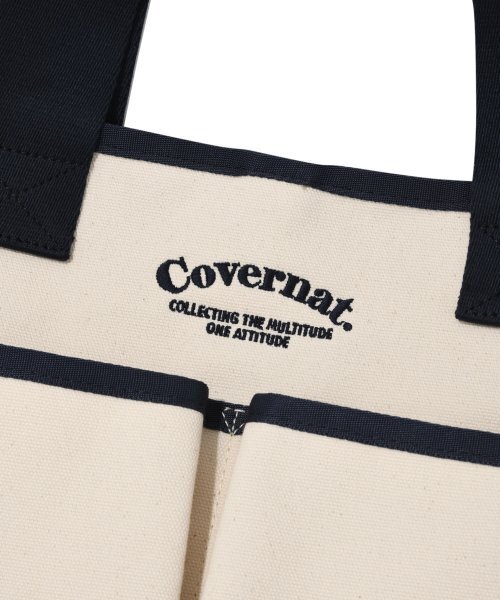 COVERNAT(カバーナット)の「アーチロゴビッグキャンバストートバッグネイビー(トートバッグ・レディース・その他・FREE)」の4枚目の写真