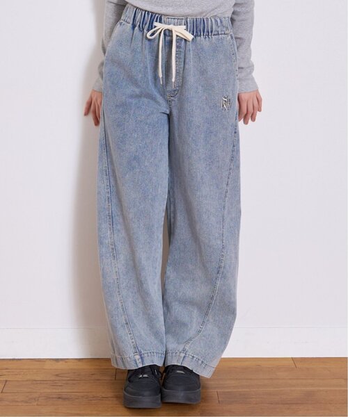 LOVETOXIC（ラブトキシック）の「サマ見えイージープルオンパンツ（デニムパンツ・キッズ・グレー/ブルー/ネイビー・130cm/S:140cm/M:150cm/L:160cm）」の3枚目の写真