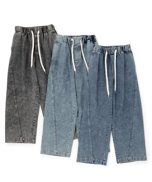 LOVETOXIC（ラブトキシック）の「サマ見えイージープルオンパンツ（デニムパンツ・キッズ・グレー/ブルー/ネイビー・130cm/S:140cm/M:150cm/L:160cm）」の10枚目の写真