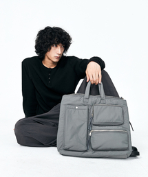 VLOT（ブロット）の「スマートスプリットヘルメットバッグ[グレー]（トートバッグ）」