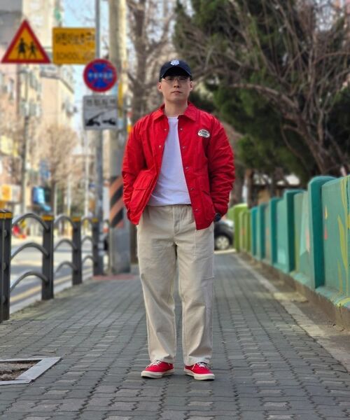 VDR（ブイディアール）の「CAPTAIN JACKET [Chili]（ナイロンジャケット・メンズ・その他・L/M/XL）」の7枚目の写真