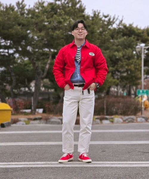 VDR（ブイディアール）の「CAPTAIN JACKET [Chili]（ナイロンジャケット・メンズ・その他・L/M/XL）」の13枚目の写真