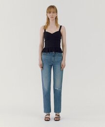 GOODDEN（グーデン）の「[GDST03] Straight Blue_Standard (Crop length)（デニムパンツ）」