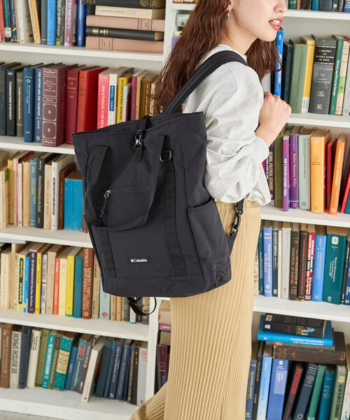 FREAK'S STORE(フリークスストア)の「限定展開 Columbia × FREAK'S STORE/コロンビア 別注 Rose Peak Brook 2Way Tote Bag/ローズ ピーク ブルック 2ウェイ トートバッグ(バックパック/リュック・レディース・ブラウン/ブラック/ブルー・ONE SIZE)」の18枚目の写真