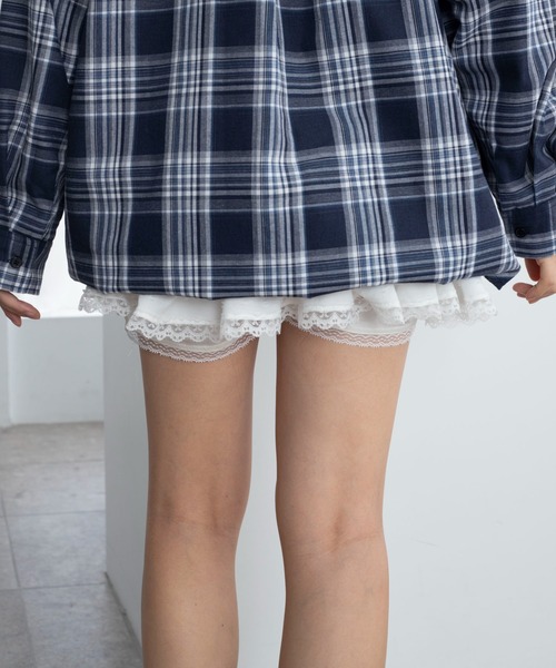 WEGO(ウィゴー)の「WEGO/【26年春新作】2WAYオフショルシャツ(シャツ/ブラウス・レディース・ブラック/ネイビー・FREE)」の14枚目の写真