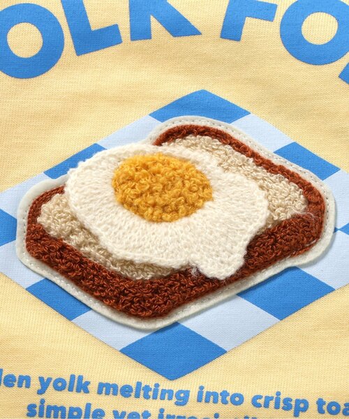 apres les cours（アプレレクール）の「バラエティかぎ針モチーフTシャツ_ジュニア対応（Tシャツ/カットソー・キッズ・ラベンダー/ミント/イエロー/アイボリー・80/90/100/110/120/130/140）」の14枚目の写真