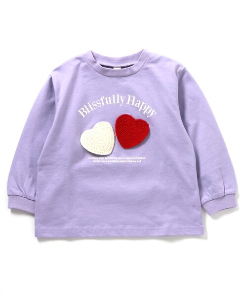 apres les cours（アプレレクール）の「バラエティかぎ針モチーフTシャツ_ジュニア対応（Tシャツ/カットソー・キッズ・ラベンダー/ミント/イエロー/アイボリー・80/90/100/110/120/130/140）」の15枚目の写真