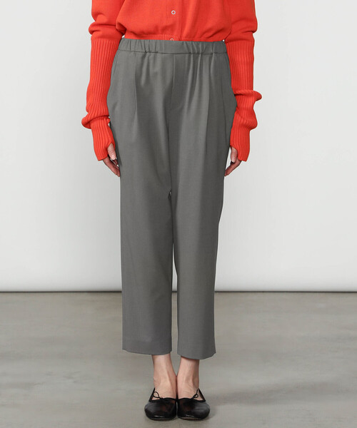 Morris & Sons（モリスアンドサンズ）の「MORRIS & SONS | ポリエステルツイルストレッチ イージーパンツ WOMEN（その他パンツ・レディース・グレー/ブラウン・1/0）」の9枚目の写真