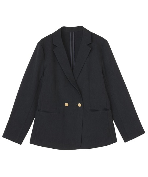 TOKYO SHIRTS（トウキョウシャツ）の「ダブルテーラード ジャケット セットアップ可能（テーラードジャケット・レディース・グレー/ネイビー・L/M）」の8枚目の写真