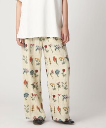 CITEN | ＜CITEN＞ブロックフラワーシシュウイージーパンツ(その他パンツ)