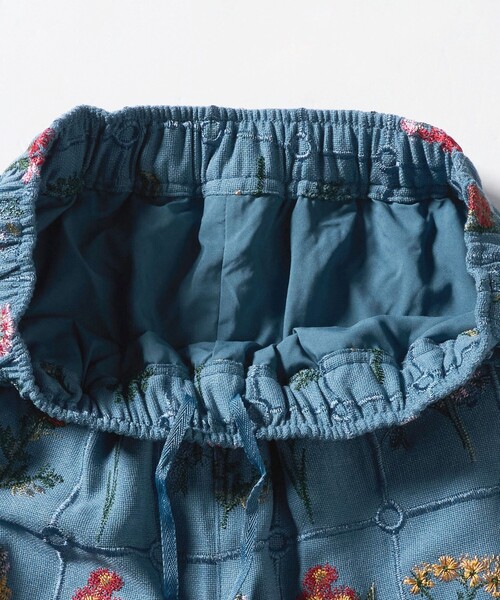 CITEN(シテン)の「<CITEN>ブロックフラワーシシュウイージーパンツ(その他パンツ・レディース・オフホワイト/ブラック/ライトブルー・M/S)」の11枚目の写真