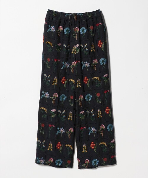 CITEN(シテン)の「<CITEN>ブロックフラワーシシュウイージーパンツ(その他パンツ・レディース・オフホワイト/ブラック/ライトブルー・M/S)」の19枚目の写真