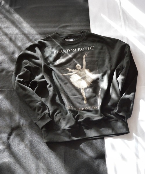 BROTHERHOOD（ブラザーフッド）の「【ROMANTIC DISRUPTION】PHANTOM RONDE Big Sweat（スウェット・メンズ・ブラック・LARGE/X-LARGE）」の2枚目の写真