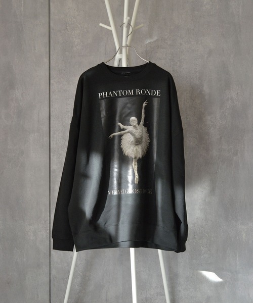 BROTHERHOOD（ブラザーフッド）の「【ROMANTIC DISRUPTION】PHANTOM RONDE Big Sweat（スウェット・メンズ・ブラック・LARGE/X-LARGE）」の5枚目の写真