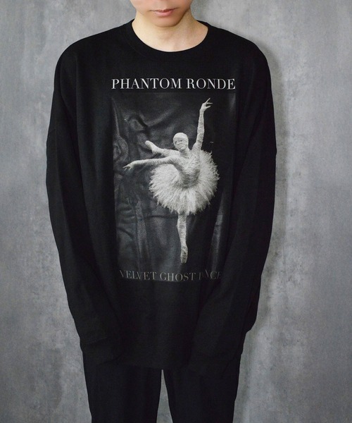 BROTHERHOOD（ブラザーフッド）の「【ROMANTIC DISRUPTION】PHANTOM RONDE Big Sweat（スウェット・メンズ・ブラック・LARGE/X-LARGE）」の7枚目の写真