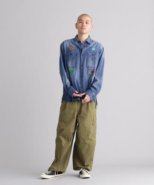 MANASTASH(マナスタッシュ)の「MANASTASH/マナスタッシュ/LT-CANVAS MANATROOPER PT(カーゴパンツ・メンズ・カーキ/チャコールグレー/オリーブ系・L/XL/M/S)」の10枚目の写真