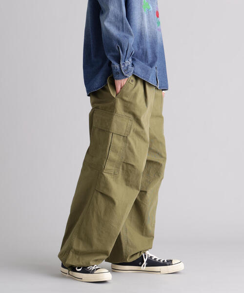 MANASTASH(マナスタッシュ)の「MANASTASH/マナスタッシュ/LT-CANVAS MANATROOPER PT(カーゴパンツ・メンズ・カーキ/チャコールグレー/オリーブ系・L/XL/M/S)」の5枚目の写真