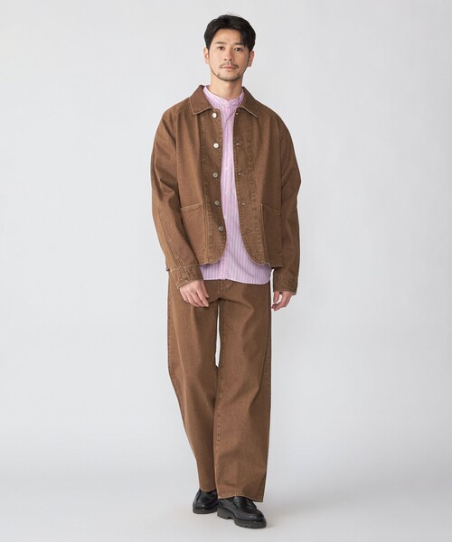 SHIPS(シップス)の「SHIPS: カラーデニム 5ポケット(デニムパンツ・メンズ・ナチュラル/ダークグレー/オリーブ/ブラウン・MEDIUM/SMALL/X-LARGE/LARGE)」の7枚目の写真