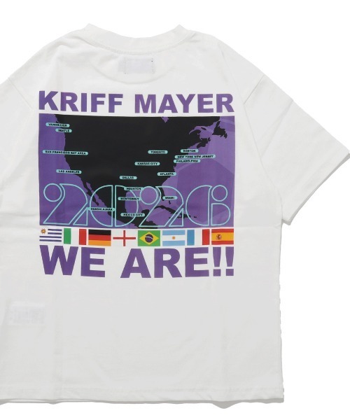 KRIFF MAYER Kid's Collection(クリフメイヤーキッズコレクション)の「【綿100%】天竺プリントT(サッカー)(Tシャツ/カットソー・キッズ・オフホワイト/ブラック/ブルー/グリーン・130/120/170/160/150/140)」の1枚目の写真