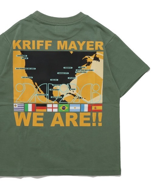 KRIFF MAYER Kid's Collection(クリフメイヤーキッズコレクション)の「【綿100%】天竺プリントT(サッカー)(Tシャツ/カットソー・キッズ・オフホワイト/ブラック/ブルー/グリーン・130/120/170/160/150/140)」の3枚目の写真