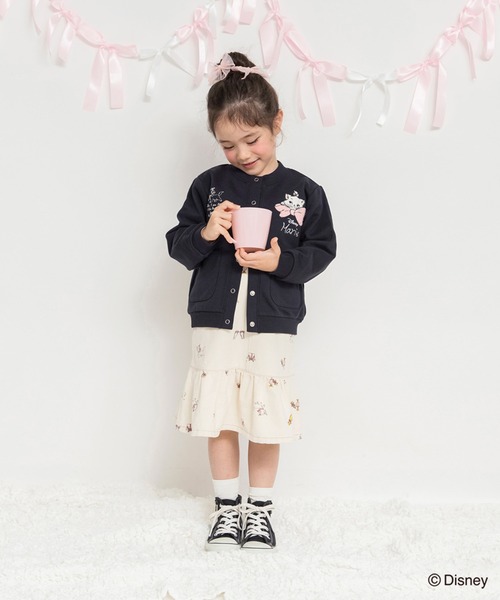 BRANSHES（ブランシェス）の「【Disney / ディズニー】おしゃれキャット / マリー / カーディガン（カーディガン/ボレロ・キッズ・ネイビー/アイボリー・80/110/120/130/90/100）」の10枚目の写真