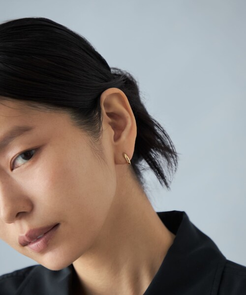 Jouete（ジュエッテ）の「[プッシュイヤリング] フープ（イヤリング・レディース・イエローゴールド・FREE）」の5枚目の写真