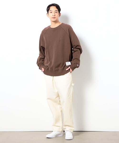 Grand PARK（グランドパーク）の「BROOKLYN OVERALLキャンバスデニムペインターパンツ（デニムパンツ・メンズ・ベージュ/オフホワイト/その他7・L/M）」の4枚目の写真