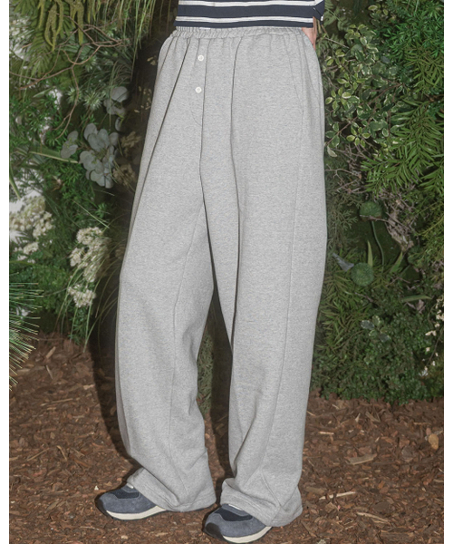 HAVISM(ヘビズム)の「ウエストコントラスト2WAYスウェットパンツ(グレー)(スウェットパンツ・レディース・その他・ONE SIZE)」の5枚目の写真