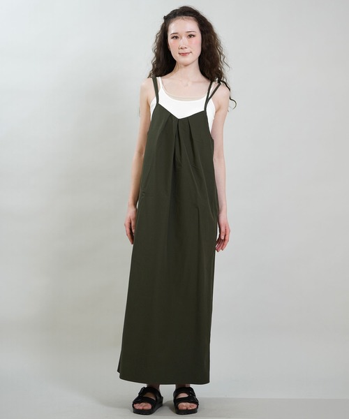 RIKKA FEMME（リッカファム）の「RIKKA FEMME/リッカファム ワンピース キャミワンピ マキシ丈 RF6S-1404（ワンピース・レディース・ブラウン/ブラック/カーキ・FREE）」の19枚目の写真